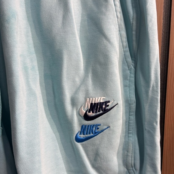Nike Light Blue Sweatpants Sz L - Picture 3 of 7